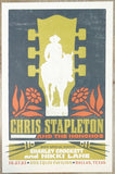 2023 Chris Stapleton - Dallas I Letterpress Concert Poster by Brad Vetter