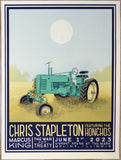2023 Chris Stapleton - Moline Silkscreen Concert Poster by Justin Santora