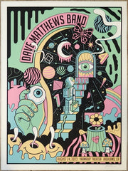 2023 Dave Matthews Band - Highland Silkscreen Concert Poster by Methane