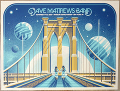 2023 Dave Matthews Band - NYC Silkscreen Concert Poster by DKNG
