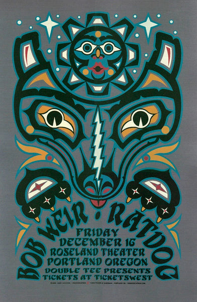 2005 Bob Weir & Ratdog - Portland Silkscreen Concert Poster by
