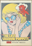 2016 The Last Shadow Puppets - Manchester Silkscreen Concert Poster by Ivan Minsloff
