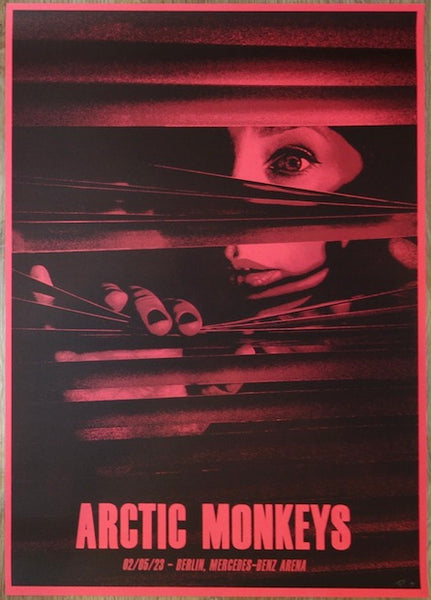 2023 Arctic Monkeys - Berlin Silkscreen Concert Poster by Tommy