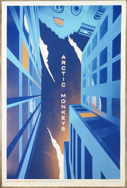 2023 Arctic Monkeys - Hamburg Copper Variant Concert Poster by
