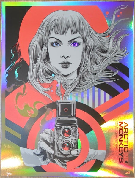 2023 Arctic Monkeys - Melbourne II Foil Variant Concert Poster by