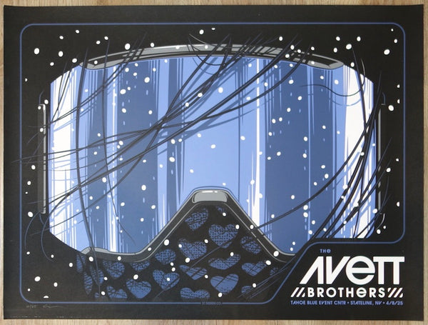2025 The Avett Brothers - Stateline Silkscreen Concert Poster by