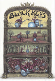2012 The Black Keys - Charlotte Silkscreen Concert Poster by Emek