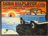 2024 Chris Stapleton - San Diego Silkscreen Concert Poster by Status Serigraph