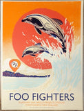 2024 Foo Fighters - Christchurch Silkscreen Concert Poster by Chris Thornley