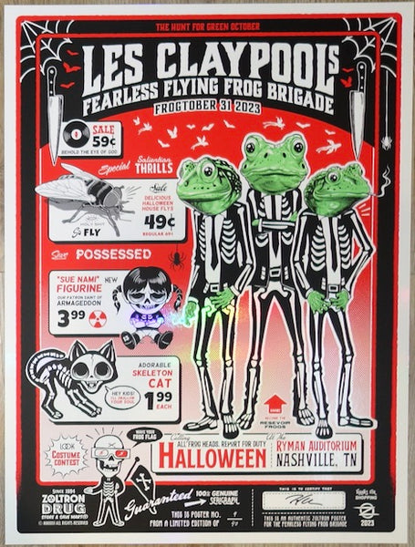 2023 Les Claypool - Nashville Pearlescent Foil Variant Concert