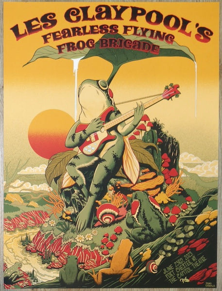 2023 Les Claypool FFFB - Port Chester Silkscreen Concert Poster by