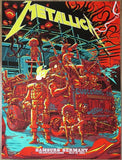 2023 Metallica - Hamburg II Silkscreen Concert Poster by Mick Cassidy