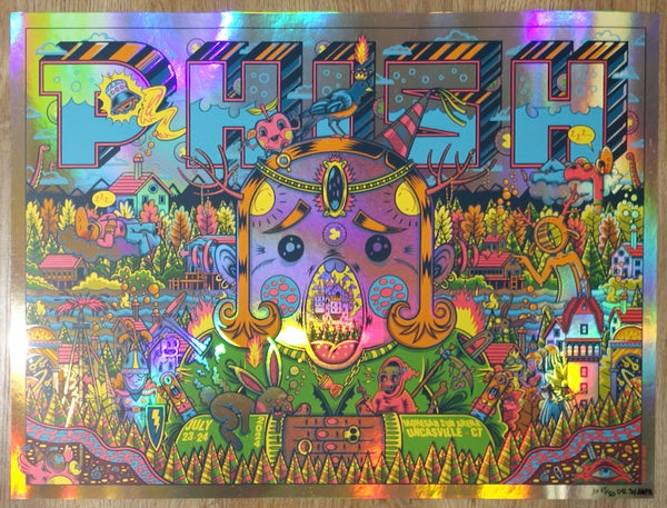 2024 Phish - Uncasville Foil Variant Concert Poster by Doctor
