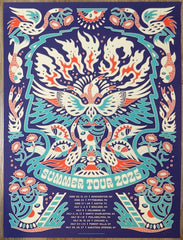 2025 Phish - Summer Tour Silkscreen Concert Poster by Joshua Noom