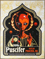 2024 Puscifer - Phoenix II Silkscreen Concert Poster by Morning Breath