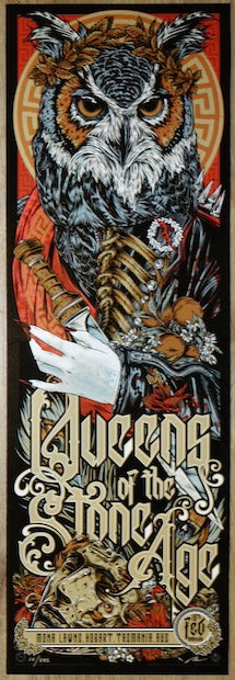 2024 Queens of the Stone Age - Hobart Silkscreen Concert Poster by Rhys Cooper