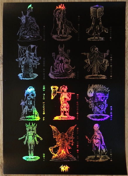 2024 Sleep - Token Australia Tour Silkscreen Concert Poster by