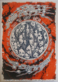 2004 90 Day Men Silkscreen Concert Poster by Malleus