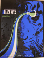 2006 The Black Keys - Silkscreen Concert Poster by Todd Slater