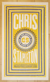 2017 Chris Stapleton - Burgettstown Letterpress Concert Poster by Brad Vetter