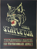 2019 Chris Stapleton - Jacksonville Silkscreen Concert Poster by Carl Carbonell