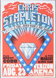 2019 Chris Stapleton - Little Rock Silkscreen Concert Poster by Mike King