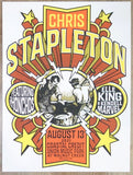 2021 Chris Stapleton - Raleigh Silkscreen Concert Poster by Mike King