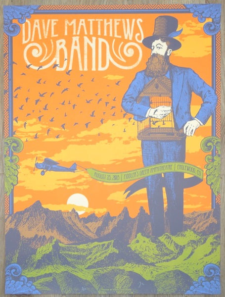 2018 Dave Matthews Band - Englewood II Silkscreen Concert Poster