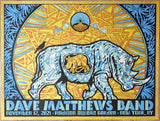 2021 Dave Matthews Band - NYC I Silkscreen Concert Poster by Todd Slater