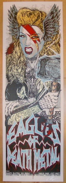 2014 Eagles of Death Metal - Melbourne Silkscreen Concert Poster
