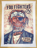 2015 Foo Fighters - Chula Vista Silkscreen Concert Poster by Zoltron