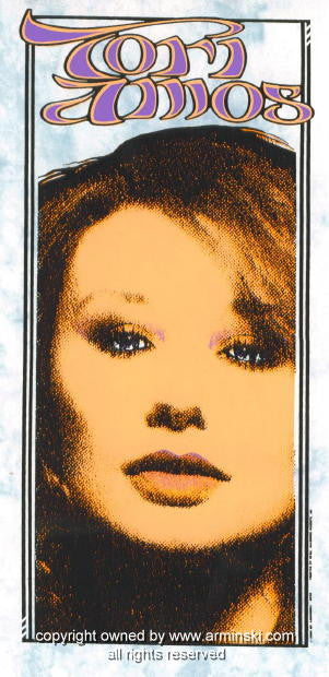 1996 Tori Amos - Silkscreen Concert Handbill Variant by Mark Arminski (MA-9616hbv)