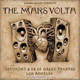 2005 The Mars Volta - Los Angeles Concert Poster by Emek