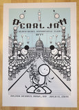 2014 Pearl Jam - Milton Keynes Poster by The London Police AP
