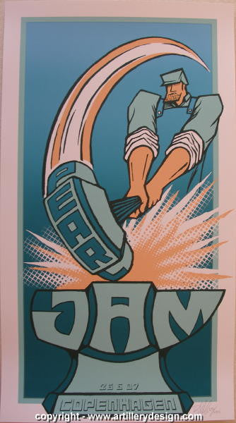 2007 Pearl Jam - Copenhagen Concert Poster by Brad Klausen AP