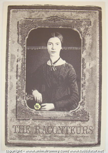 2008 The Raconteurs - ACL Concert Poster Rob Jones & Slater