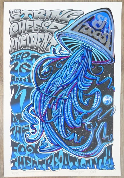 2003 String Cheese Incident - Atlanta Silkscreen Concert Poster by Jeff Wood
