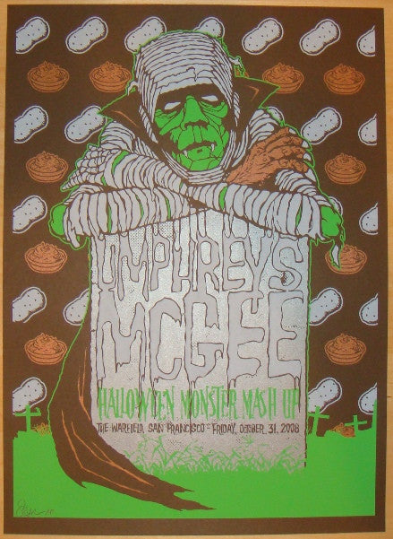 2008 Umphrey's McGee - San Francisco Silkscreen Concert Poster by Todd Slater