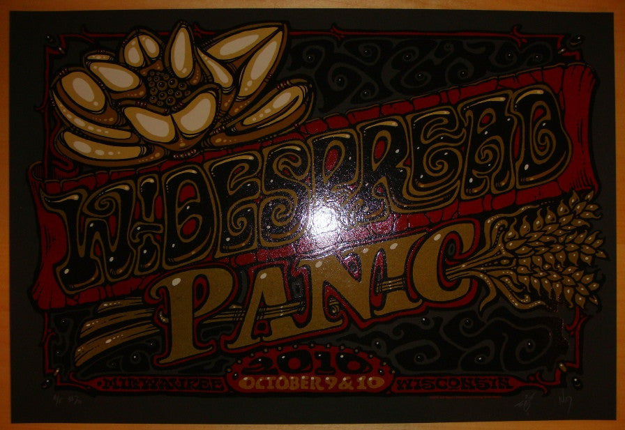 2010 Widespread Panic - Milwaukee Silkscreen Concert Poster by Jeff Wood
