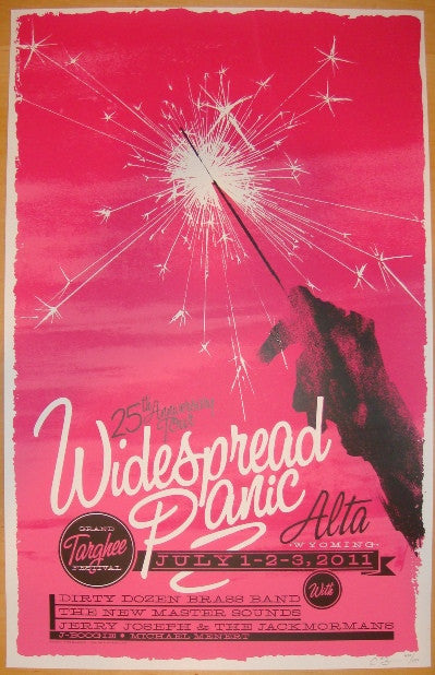 2011 Widespread Panic - Alta Silkscreen Concert Poster by Chris Bilheimer
