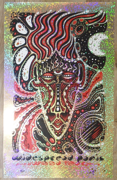 2014 Widespread Panic - Birmingham Sparkle Foil Variant Concert Poster by Jeff Wood