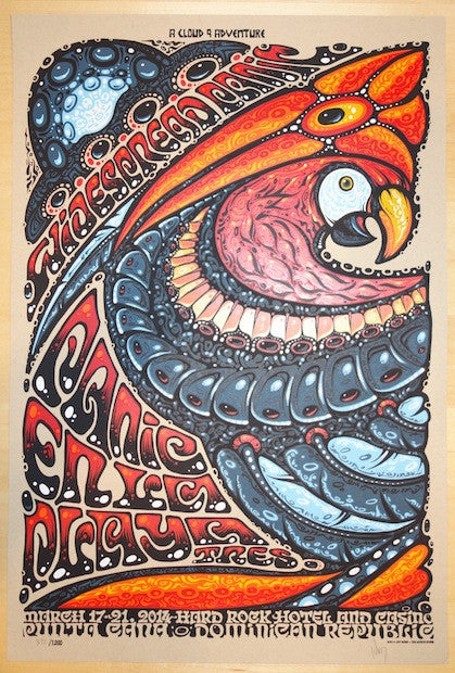 2014 Widespread Panic - Punta Cana I Concert Poster by Jeff Wood