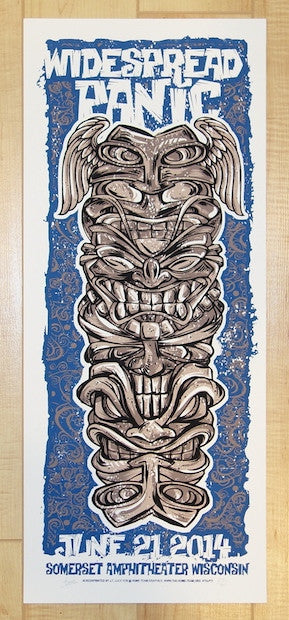 2014 Widespread Panic - Somerset Concert Poster by JT Lucchesi