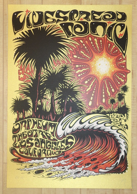 2015 Widespread Panic - Los Angeles I Silkscreen Concert Poster by Jeff Wood