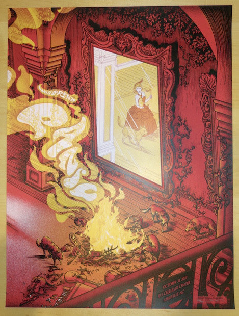 2015 Widespread Panic - Asheville II Silkscreen Concert Poster by James Flames