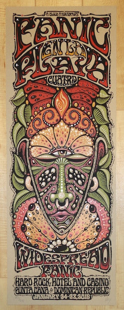 2015 Widespread Panic - Punta Cana I Concert Poster by Jeff Wood