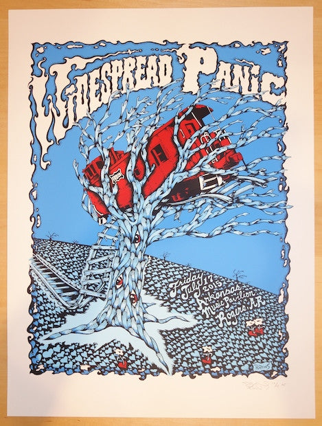 2015 Widespread Panic - Rogers Silkscreen Concert Poster by Billy Perkins