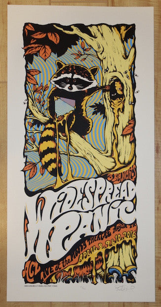 2016 Widespread Panic - Austin II Silkscreen Concert Poster by Billy Perkins