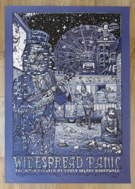 2016 Widespread Panic - Brooklyn Variant Concert Poster by David Welker