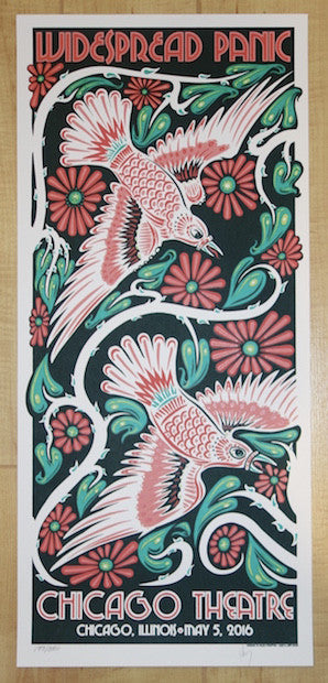 2016 Widespread Panic - Chicago I Silkscreen Concert Poster by Jeff Wood
